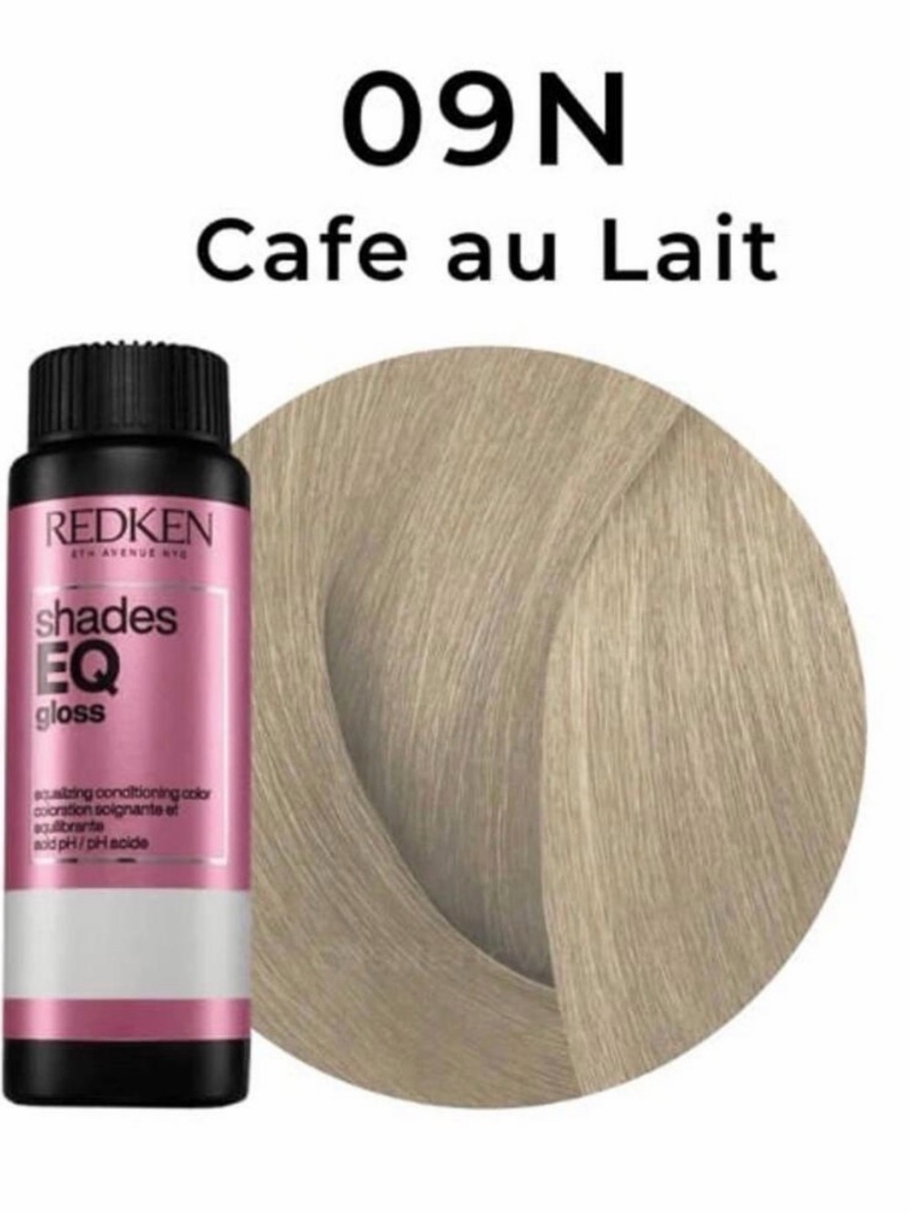 Redken Shades EQ Gloss 09N Cafe au Lait Neutral Beige-Blonde